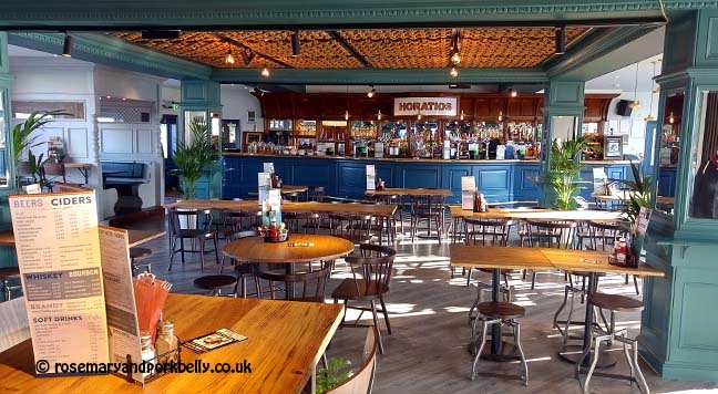 Horatios Bar seating area - Brighton Palace Pier