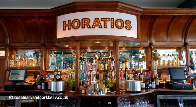 The bar at Horatios - Brighton Palace Pier