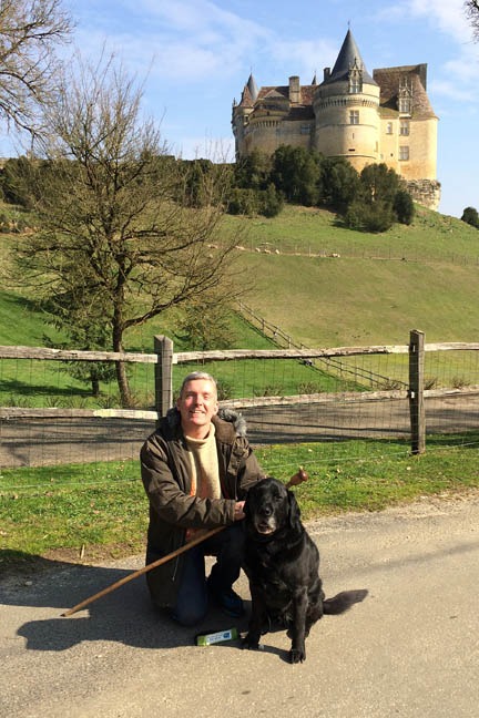 Richard and Topper in France © Richard Lane