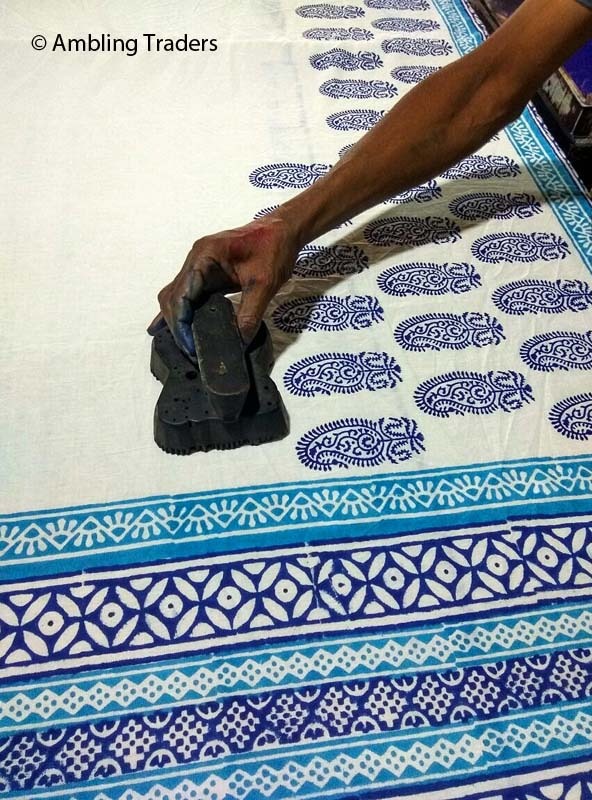 Block Printing with the Chippa Family in Bagru, December 2017