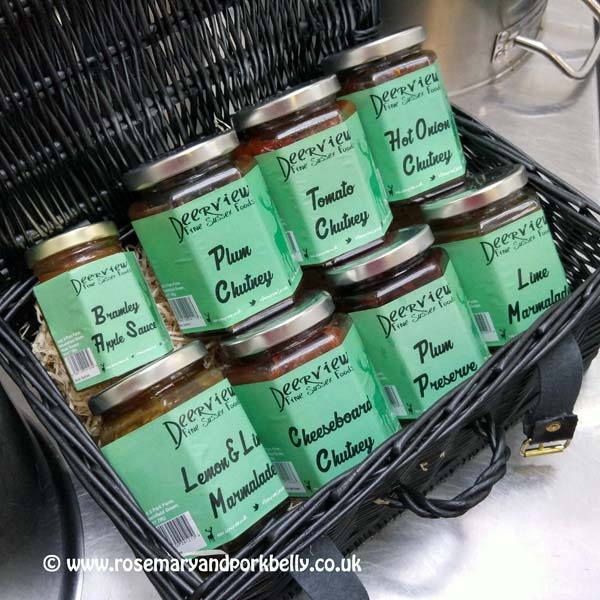 Deerview Deli jam and chutney selection