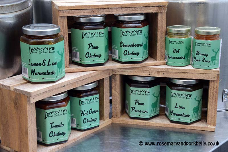 Deerview Deli jams and chutneys