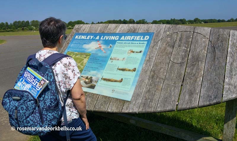 Visiting historic Kenley Airfield with Country Walking Magazine