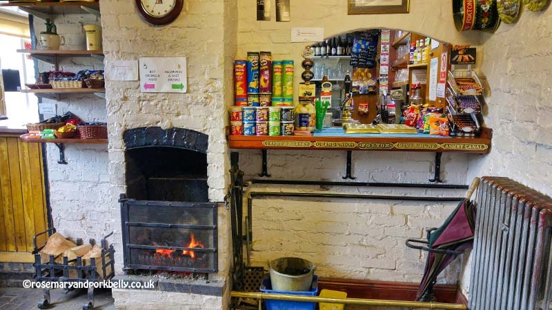 Interior of Bridge 61 pub at Foxton Locks Leicestershire