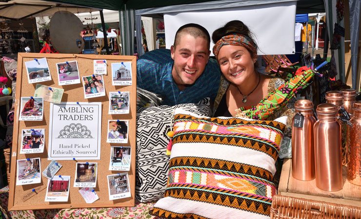 Joe and Hannah Ambling Traders © rosemaryandporkbelly.co.uk