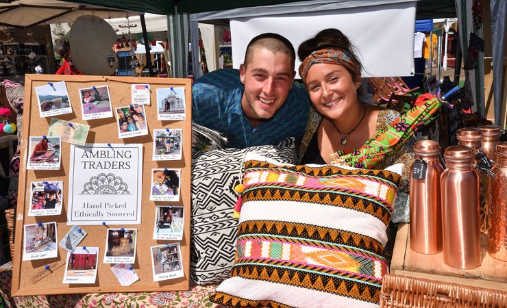Joe and Hannah Ambling Traders © rosemaryandporkbelly.co.uk