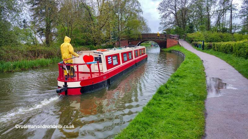 Narrowboat on the Grand Union Canal Leicestershire