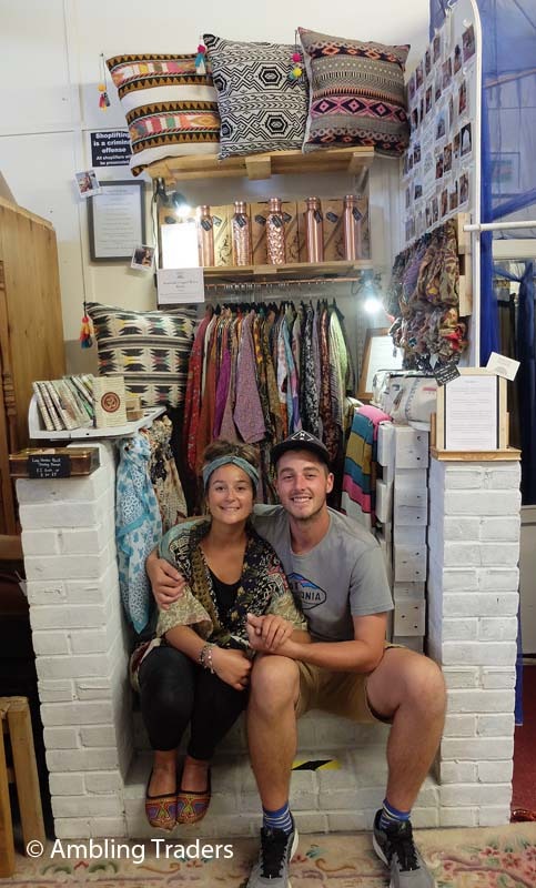 Opening our stall at Tarmount Studios in Shoreham West Sussex