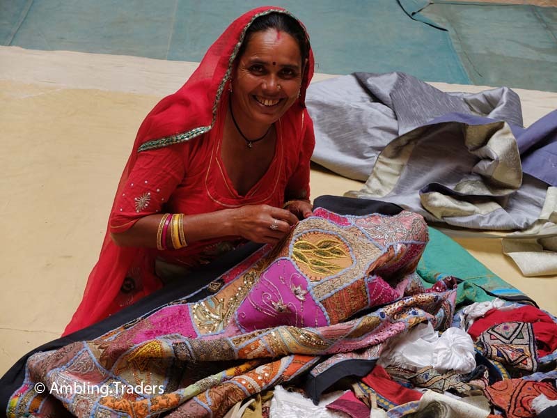 Sourcing blankets from a Womens Co-operative in Jaisalmer