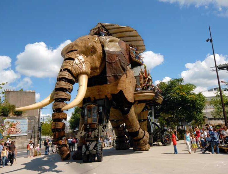 The Grand Éléphant at Les Machines de l’île Nantes, France