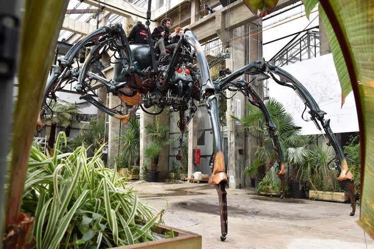The spider Les Machines de L’ile, Nantes France © Jean-Dominique Billaud, LVAN