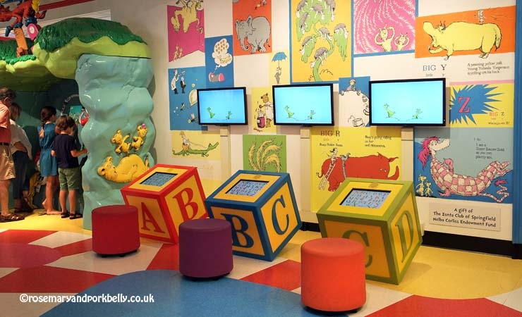 Interactive display at Dr Seuss museum Springfield Massachusetts © rosemaryandporkbelly