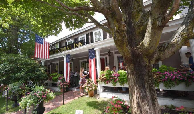 Exterior of The Colonial Inn, Concord, Massachusetts, USA