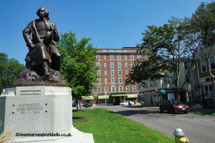 Statue of Nathaniel Hawthorne © rosemaryandporkbelly.co.uk