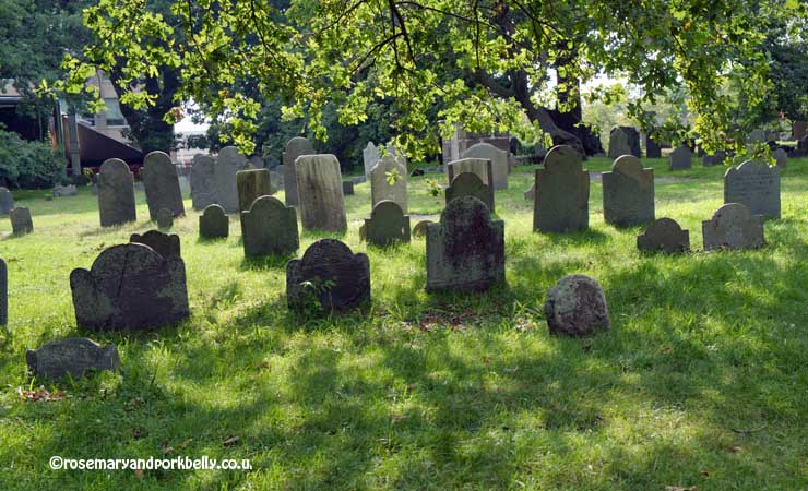 The Old Burying Point Cemetery, Salem Massachusetts © rosemaryandporkbelly.co.uk