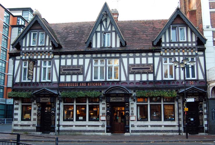 Brewhouse and Kitchen pub, 26 Guildhall Walk, Portsmouth, ©  Hassocks5489  Wikimedia Commons
