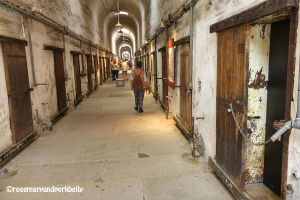 Cell block at Eastern State Penitentiary © rosemaryandporkbelly.co.uk