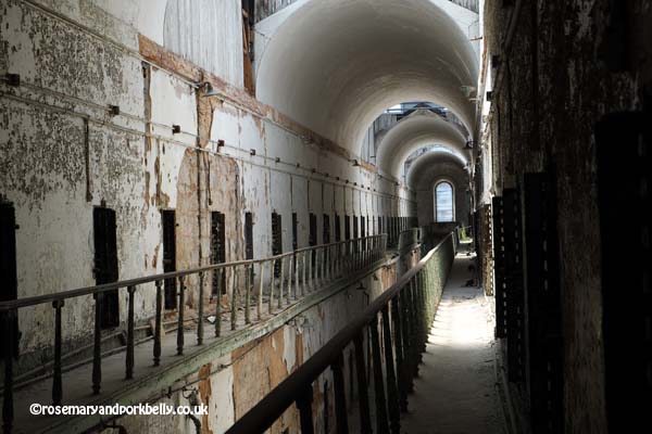 First floor landing at Eastern State Penitentiary © rosemaryandporkbelly.co.uk