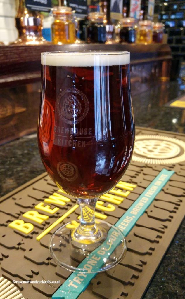 Glass of beer, Brewhouse and Kitchen Portsmouth © rosemaryandporkbelly.co.uk