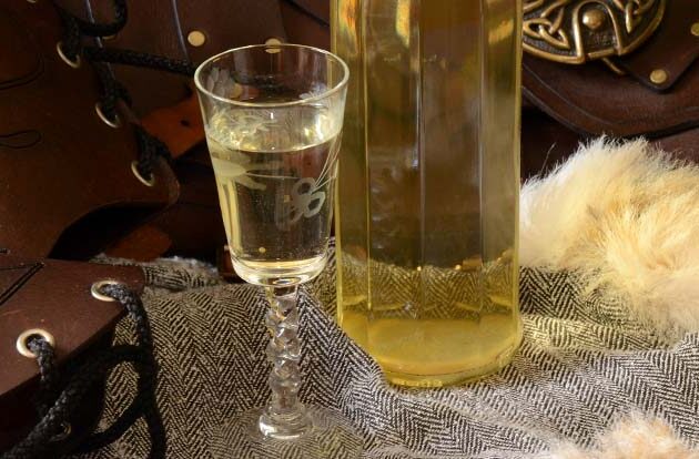 Glass of mead