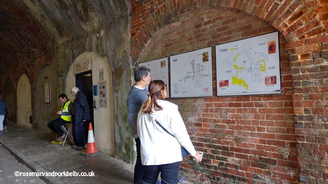 Information boards at Reigate Caves © rosemaryandporkbelly.co.uk