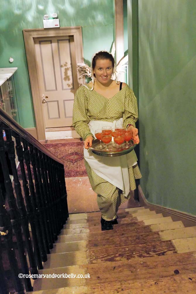 Maid in Regency costume, Regency Town House Hove © rosemaryandporkbelly.co.uk
