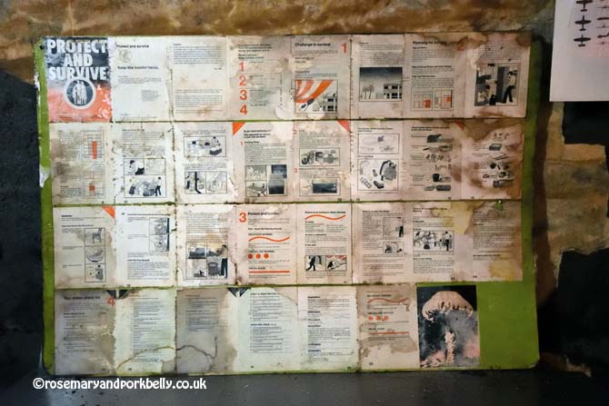 Protect and Survive pamphlet, Tunnel Road East Reigate Caves © rosemaryandporkbelly.co.uk