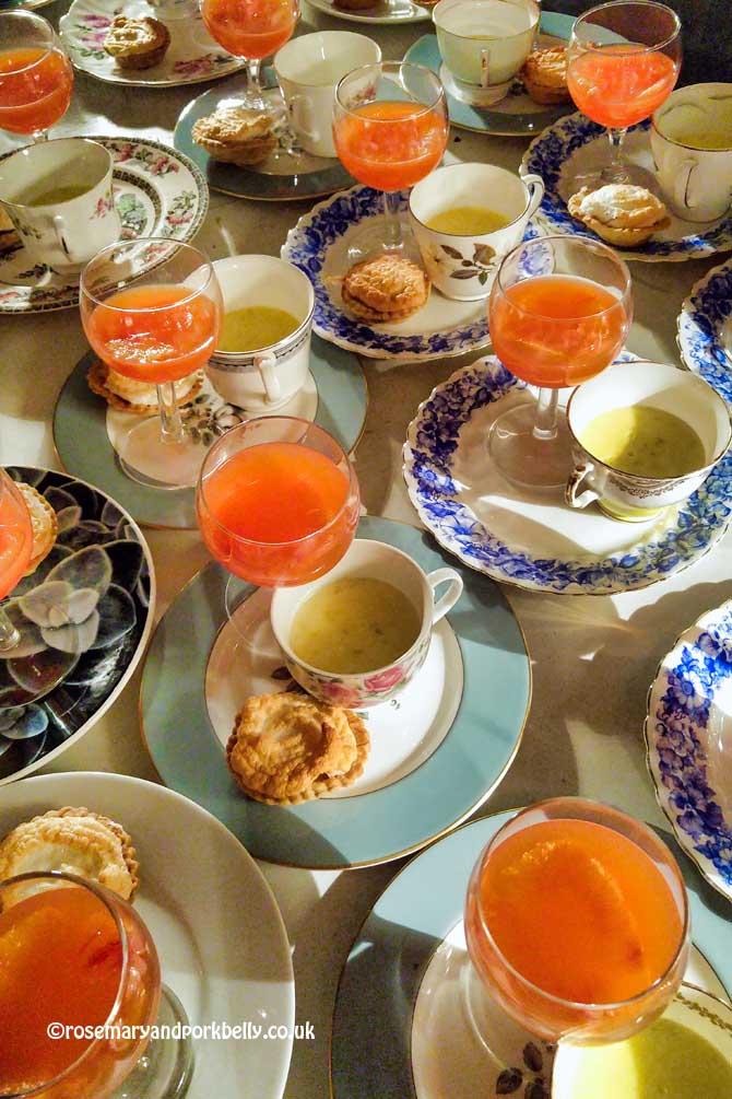 Regency style desserts, Regency Town House Hove Sussex © rosemaryandporkbelly.co.uk
