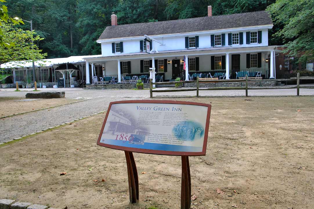 Exterior of Valley Green Inn Forbidden Drive Valley Green Rd Wissahickon Valley Park Philadelphia USA