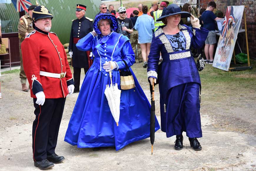 Dressing as Victorians at Shoreham Fort © rosemaryandporkbelly.co.uk