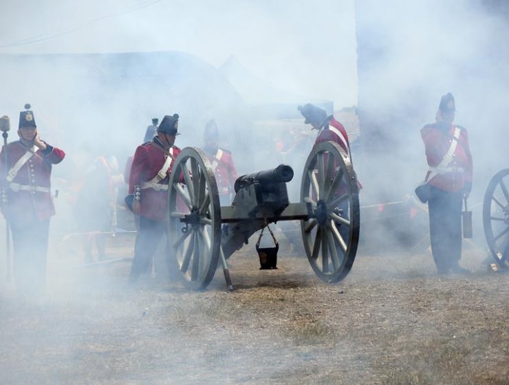 Fort Cumberland Guard and cannon © rosemaryandporkbelly.co.uk