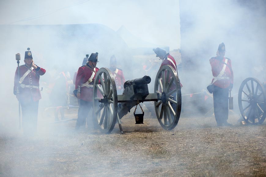 Fort Cumberland Guard and cannon © rosemaryandporkbelly.co.uk