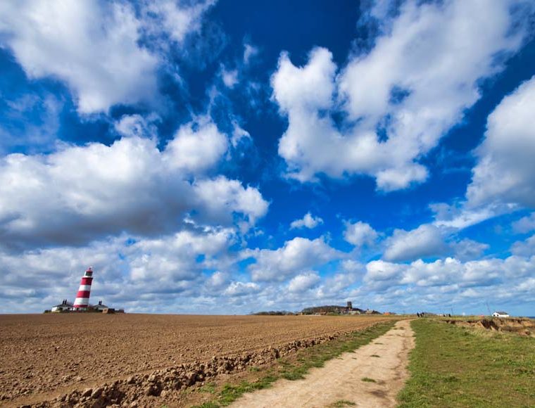 Happisburgh Lighthouse and Norfolk's big skies © rosemaryandporkbelly.co.uk