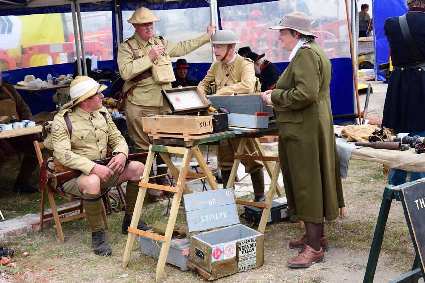 Military history weekend at Shoreham Fort © rosemaryandporkbelly.co.uk