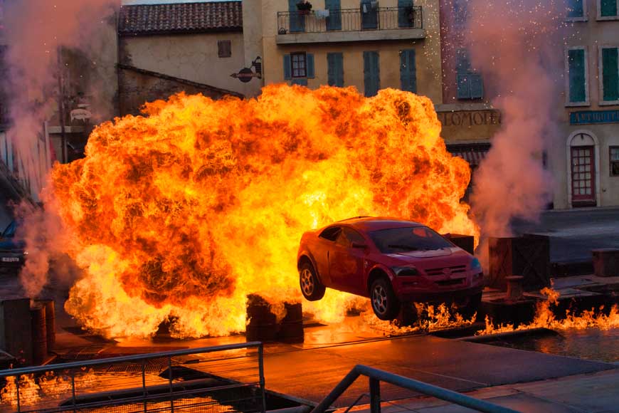 2008 Stunt car show at Disney Hollywood Studios, Florida © rosemaryandporkbelly.co.uk