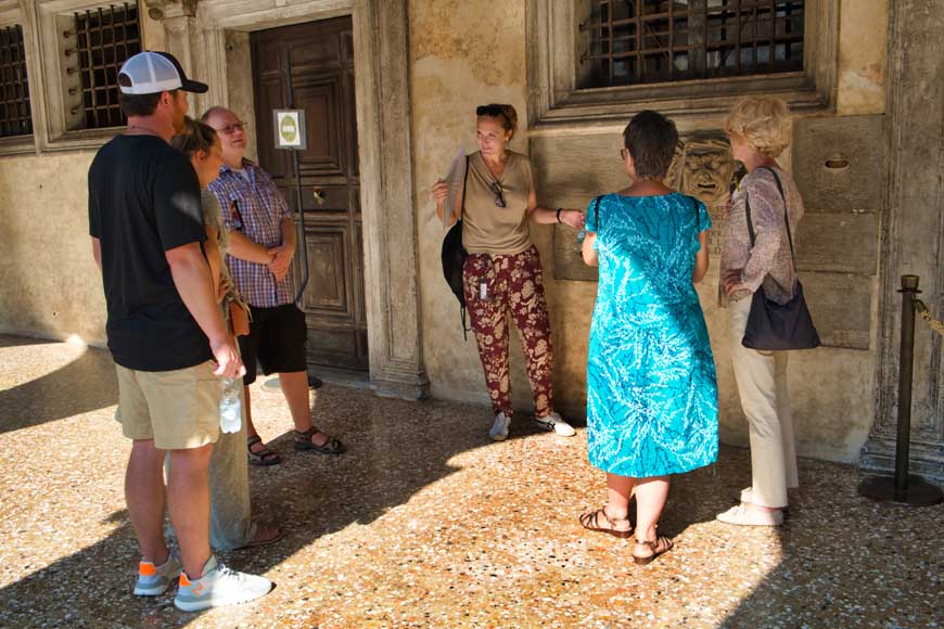 LivItaly guided tour Doge's Palace, Venice Italy © rosemaryandporkbelly.co.uk