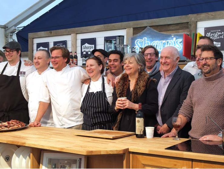 Padstow Christmas Festival chefs © rosemaryandporkbelly.co.uk
