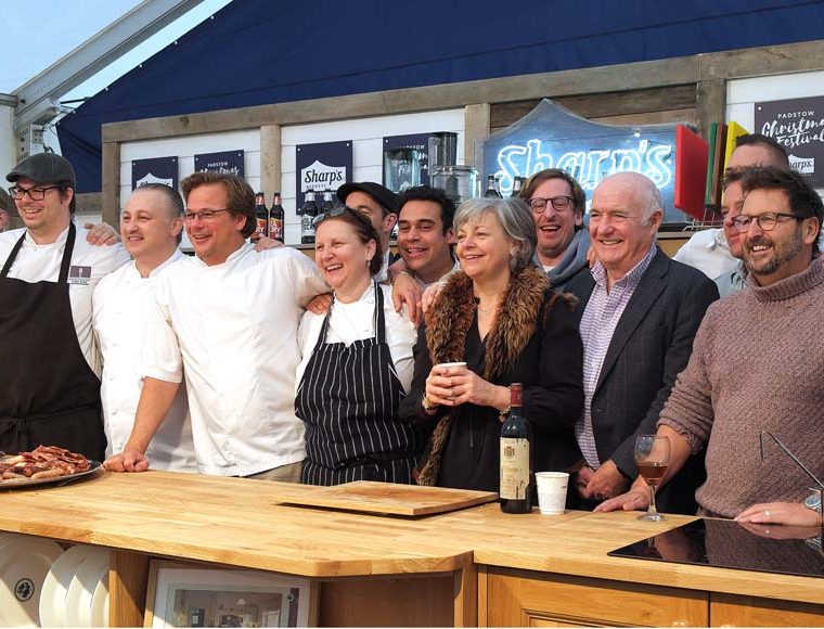 Padstow Christmas Festival chefs © rosemaryandporkbelly.co.uk