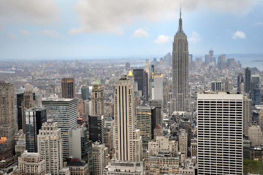 Empire State Building and New York skyline © rosemaryandporkbelly.co.uk worldwide film locations