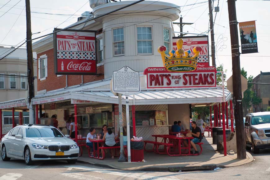 Pat's Steaks, Passyunk Philadelphia © rosemaryandporkbelly.co.uk