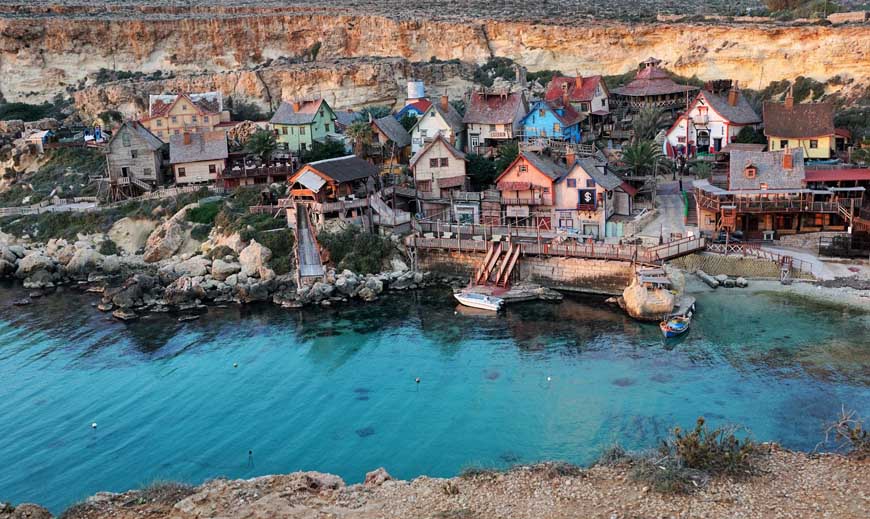 Popeye village, Malta © photosforyou, Pixabay