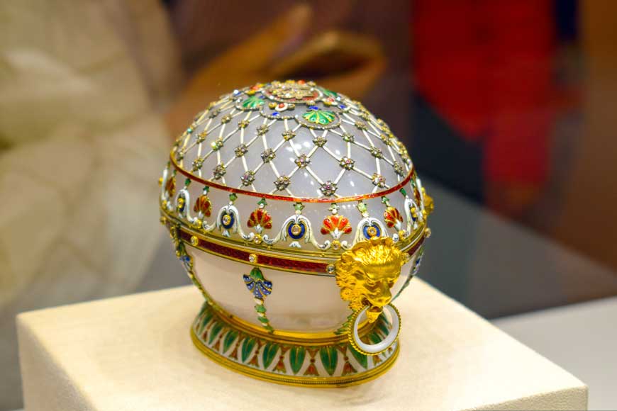 Ornate Faberge egg
Photo credit Opsa/ Pixabay