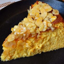 Slice of Clementine and Almond cake © rosemaryandporkbelly.co.uk