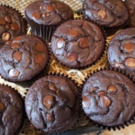 Vegan Chocolate orange muffins © rosemaryandporkbelly.co.uk