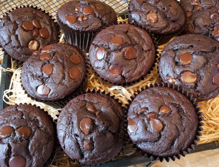 Vegan Chocolate orange muffins © rosemaryandporkbelly.co.uk