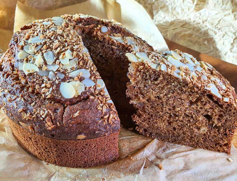 Banana and coffee cake