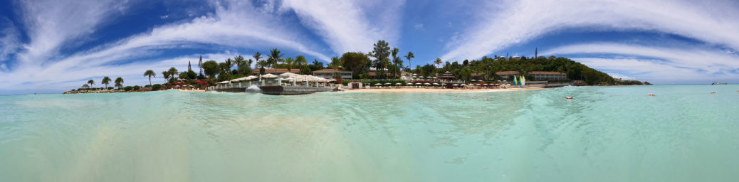 Blue Waters Resort, Antigua panaramic © rosemaryandporkbelly