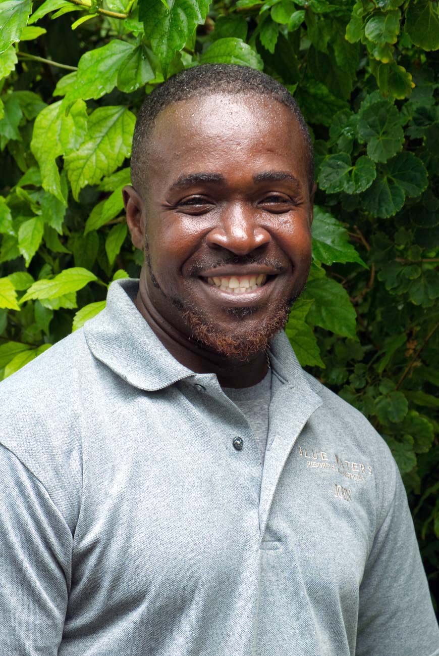 Head Gardener, Blue Waters Resort, Antigua © rosemaryandporkbelly.co.uk