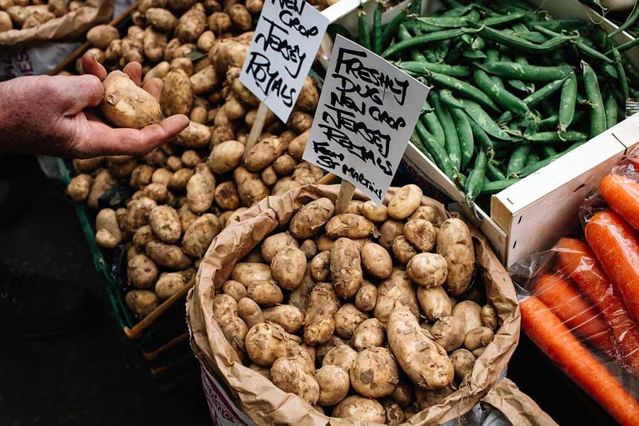 Jersey Royal potatoes © Visit Jersey