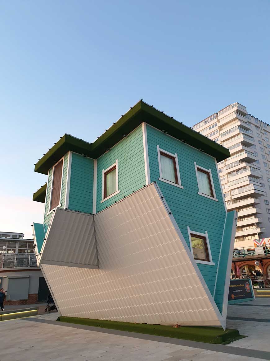 Upside Down House Hove 2020 © rosemaryandporkbelly.co.uk